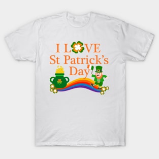 I Love St Patrick's Day T-Shirt